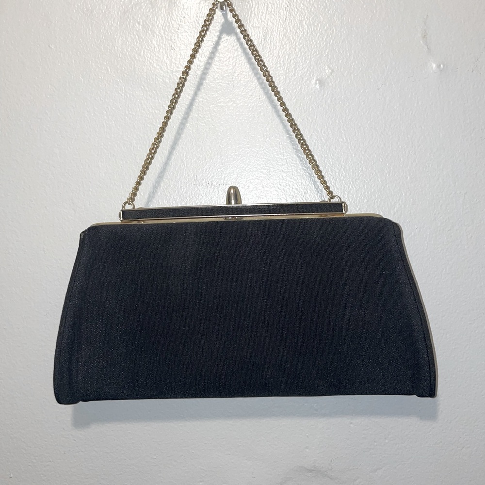 VINTAGE black hand bag